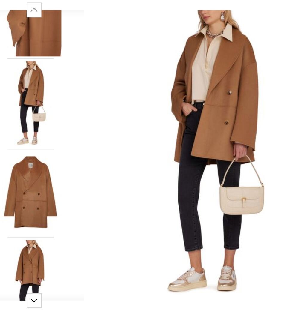 TOTEME  Double breasted wool jacket Wool Peacoat